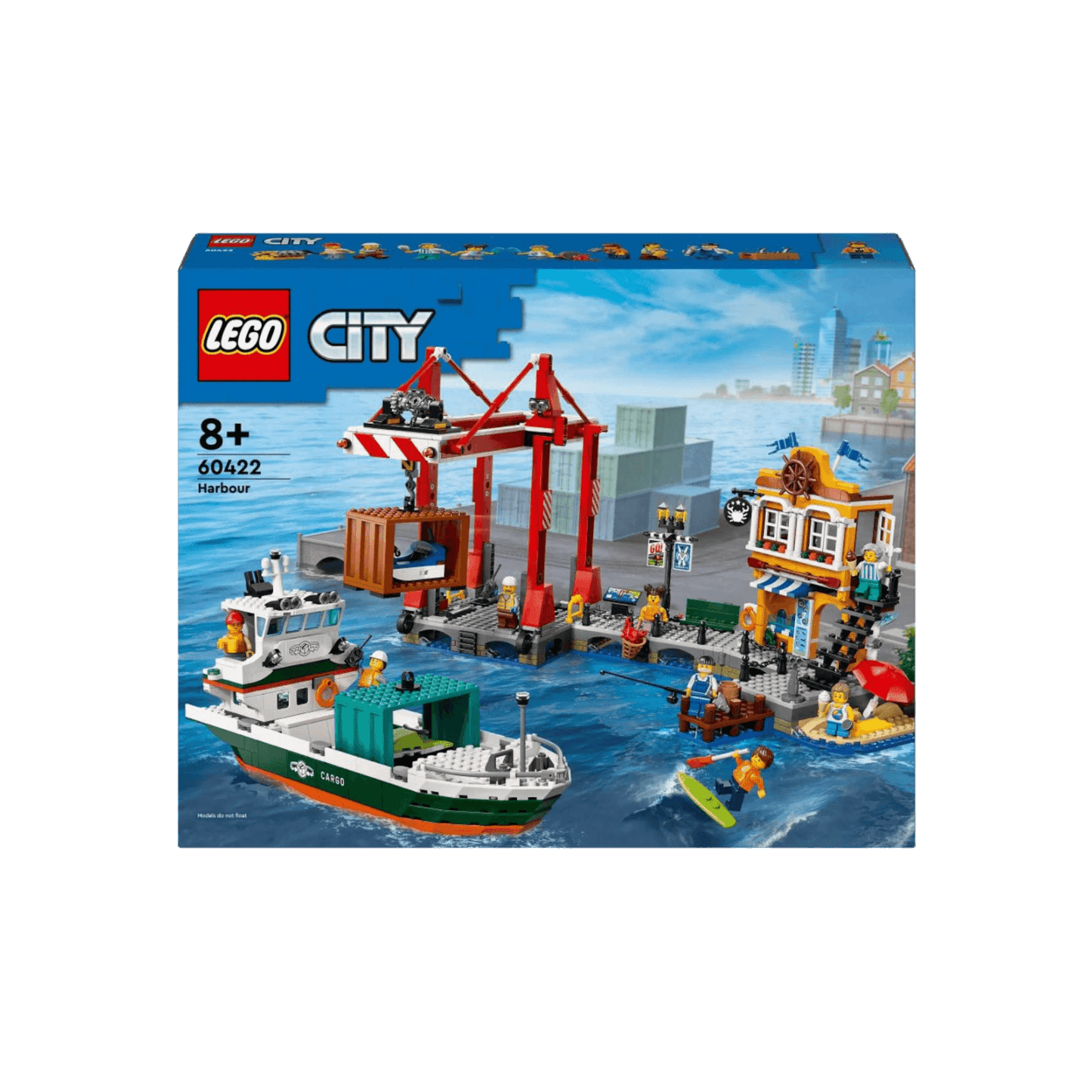 LEGO City Zestaw Nadmorski port ze statkiem towarowym 60422