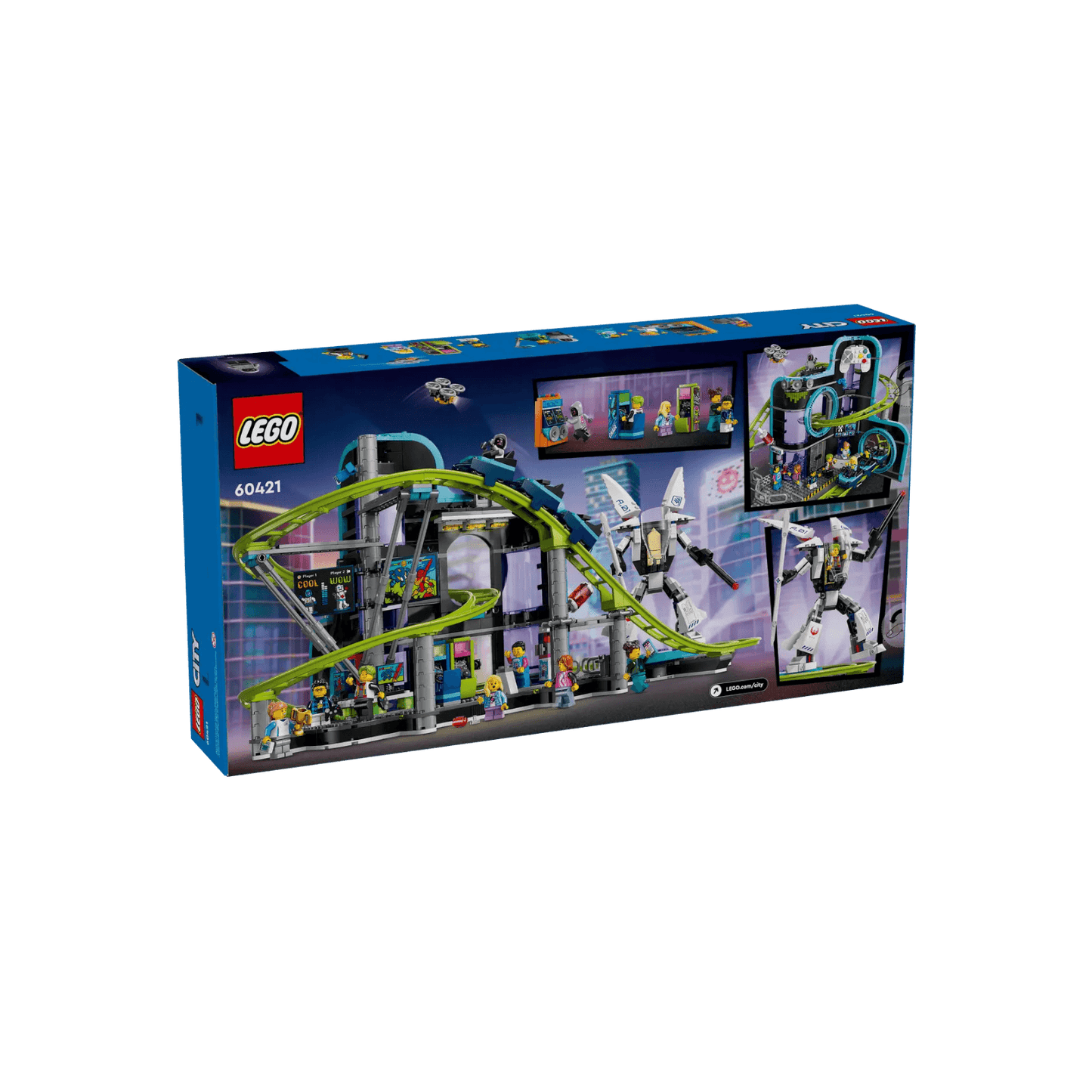 LEGO City Zestaw Park Świat Robotów z rollercoasterem 60421