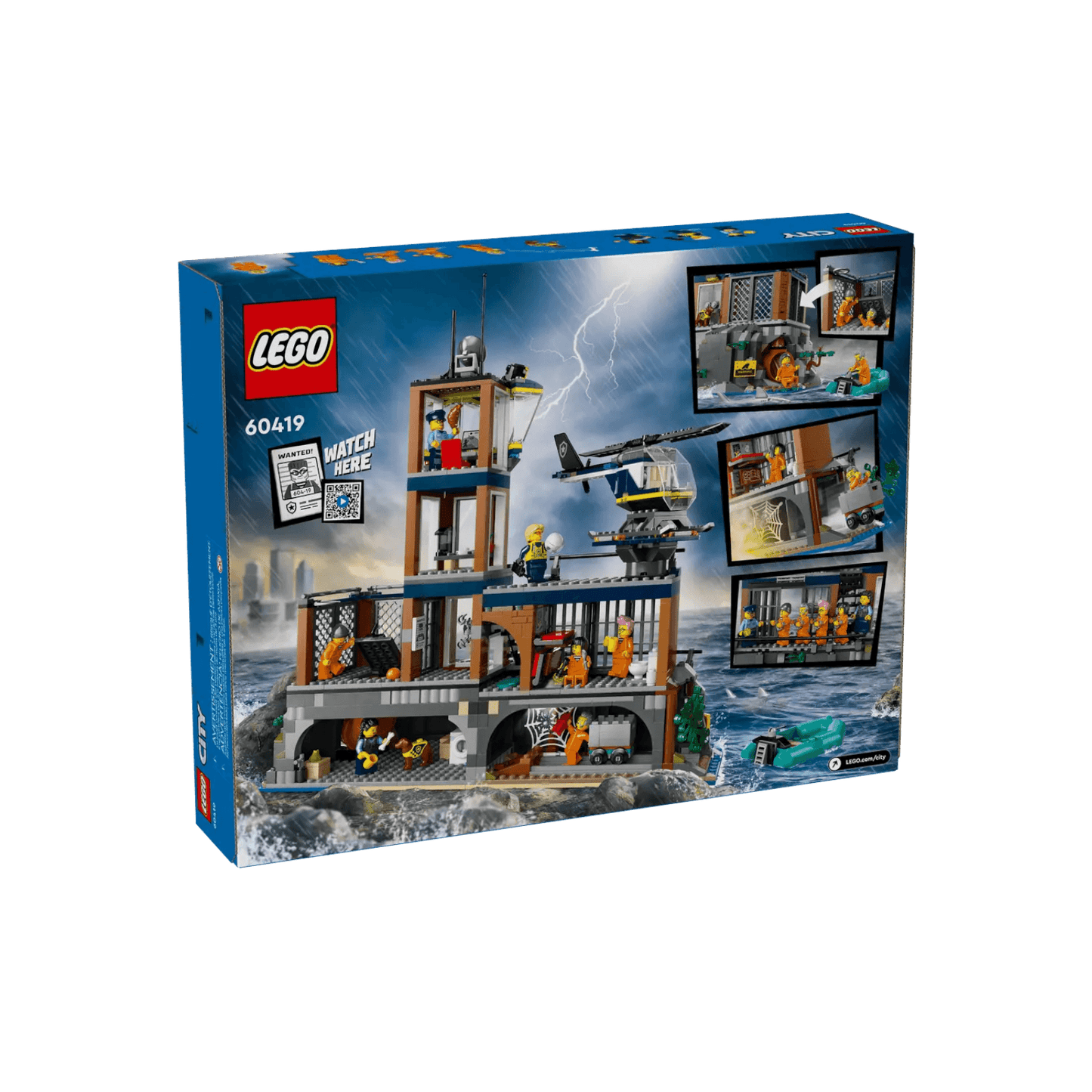 LEGO City Zestaw Policja z Więziennej Wyspy 60419