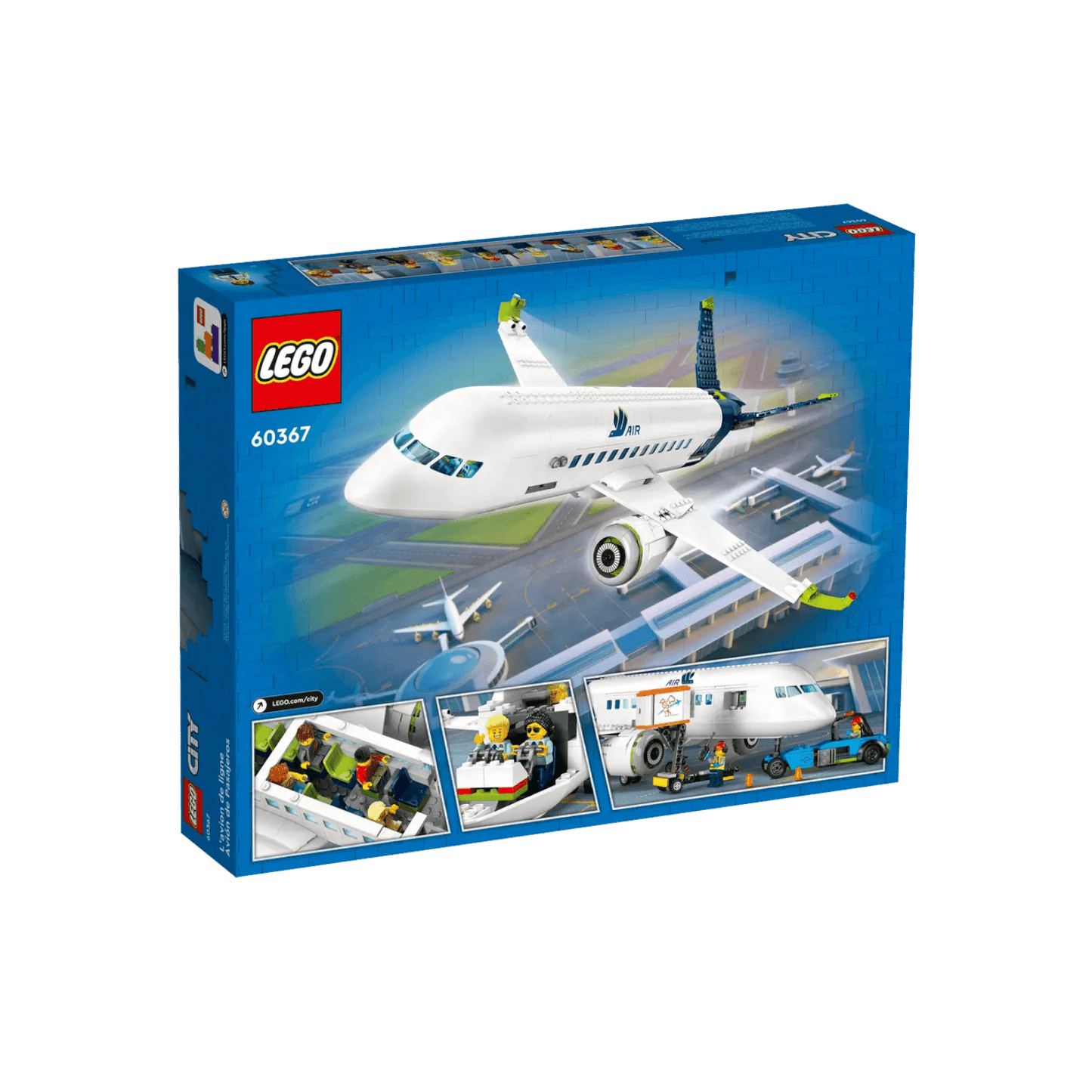 LEGO City Zestaw Samolot pasażerski 60367