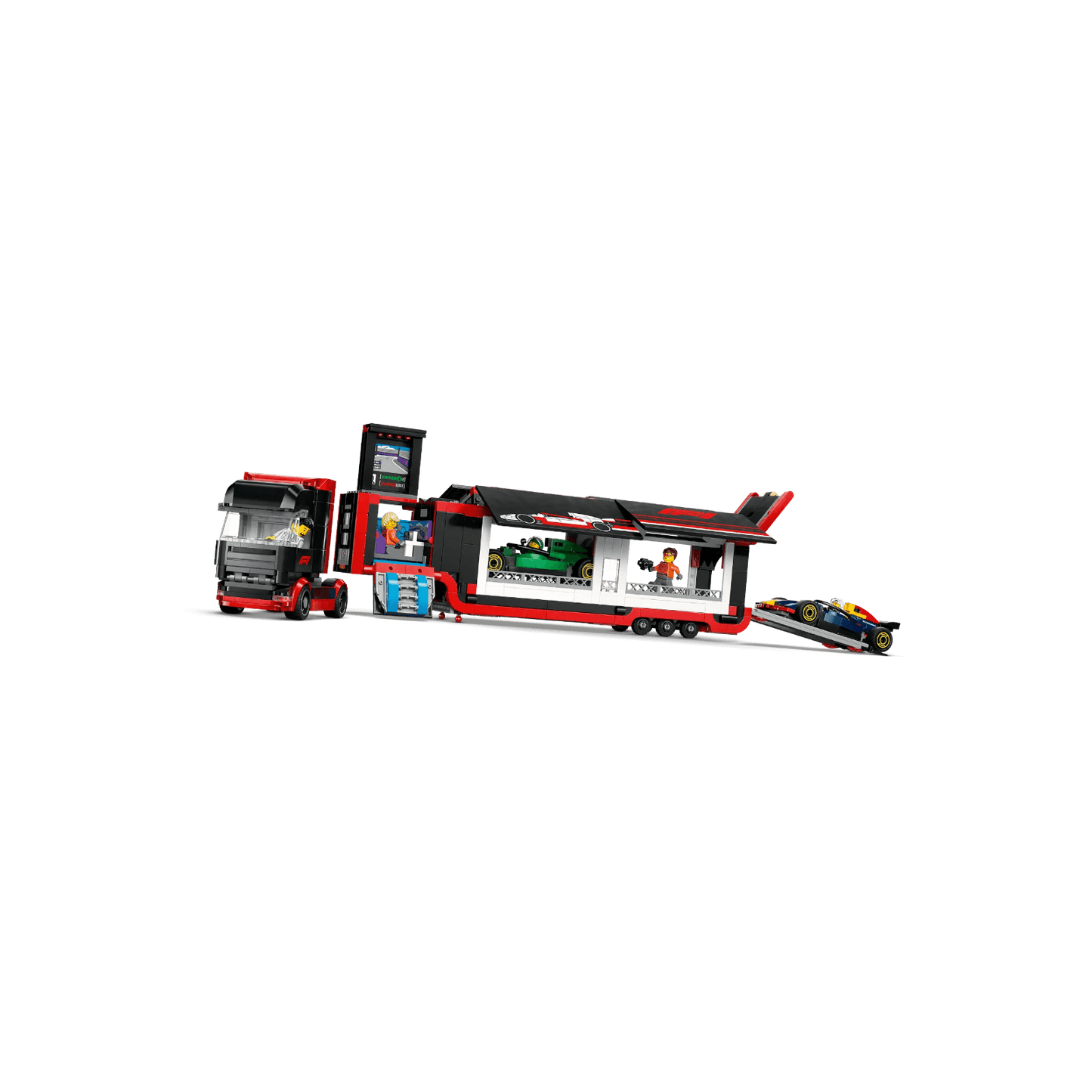 LEGO City Zestaw F1 Ciężarówka z bolidami RB20 i AMR24 F1 60445