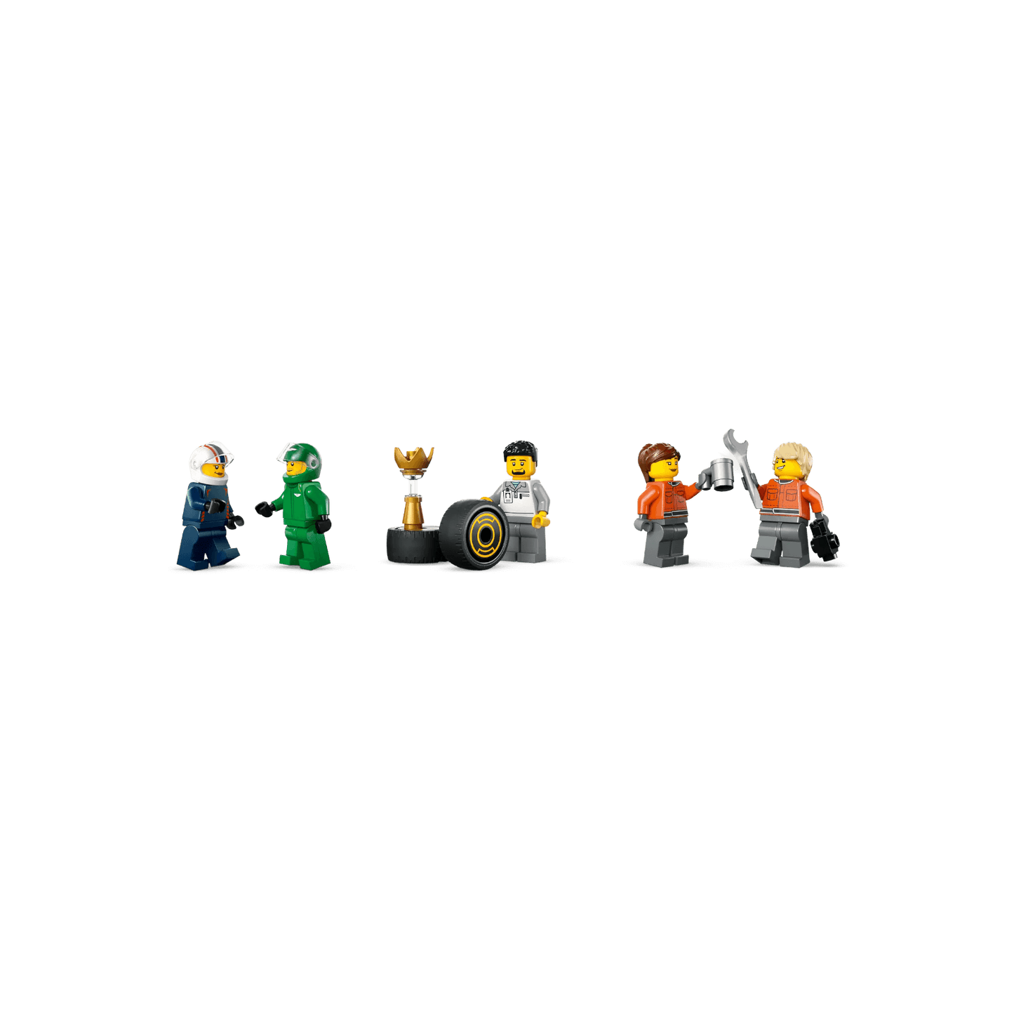 LEGO City Zestaw F1 Ciężarówka z bolidami RB20 i AMR24 F1 60445