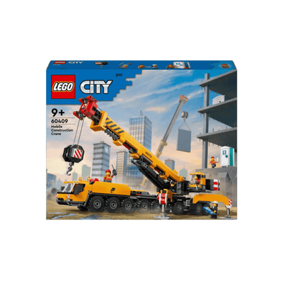 LEGO City Zestaw konstrukcyjny Żółty ruchomy żuraw 60409