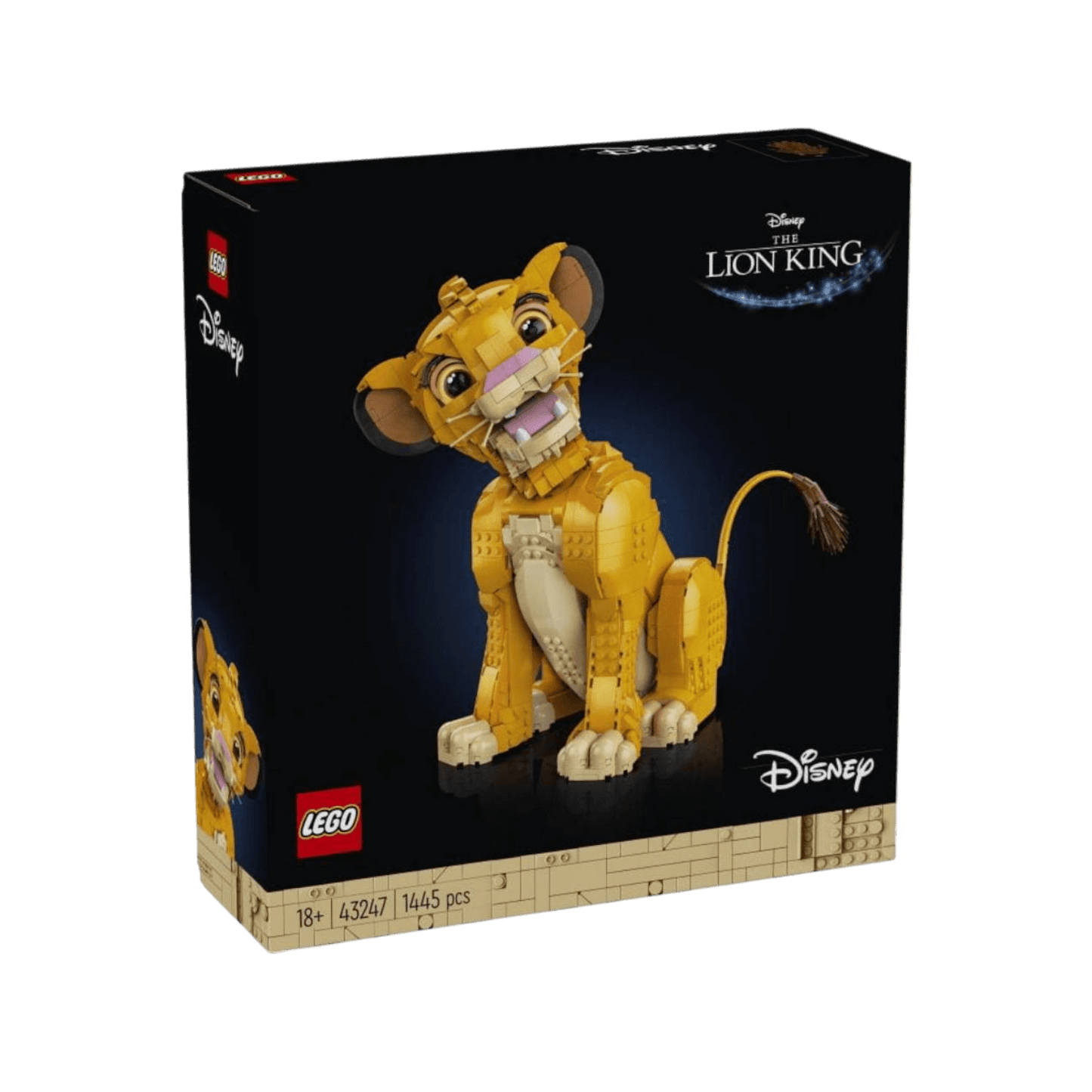 LEGO Disney Zestaw konstrukcyjny Król Lew - młody Simba 43247