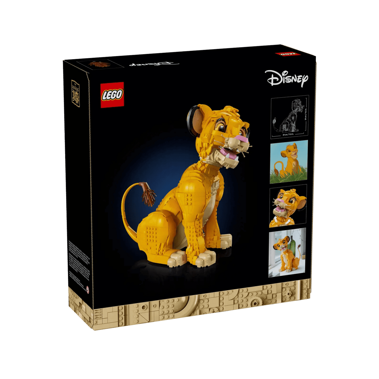 LEGO Disney Zestaw konstrukcyjny Król Lew - młody Simba 43247