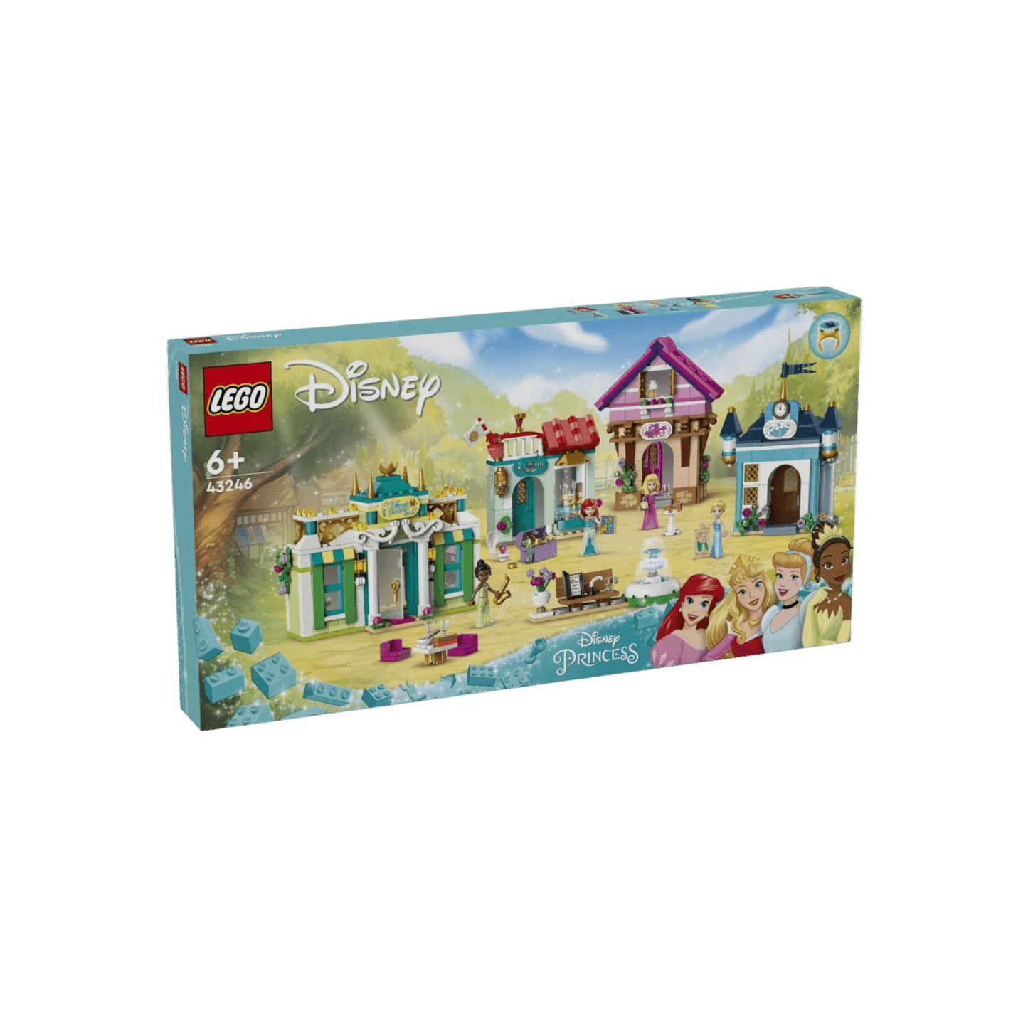 LEGO Disney Princess Zestaw klocków Przygoda księżniczki Disneya na targu 43246