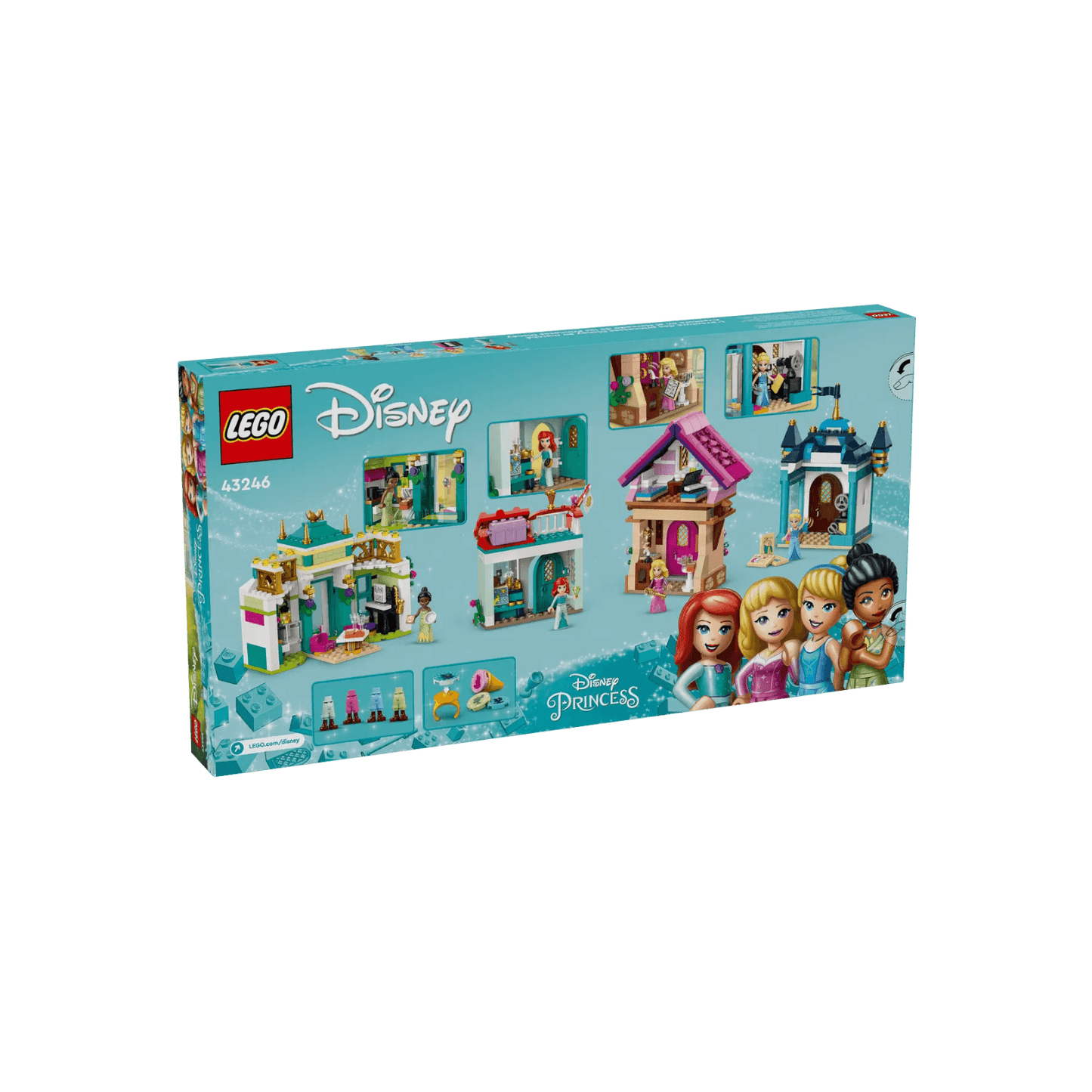 LEGO Disney Princess Zestaw klocków Przygoda księżniczki Disneya na targu 43246