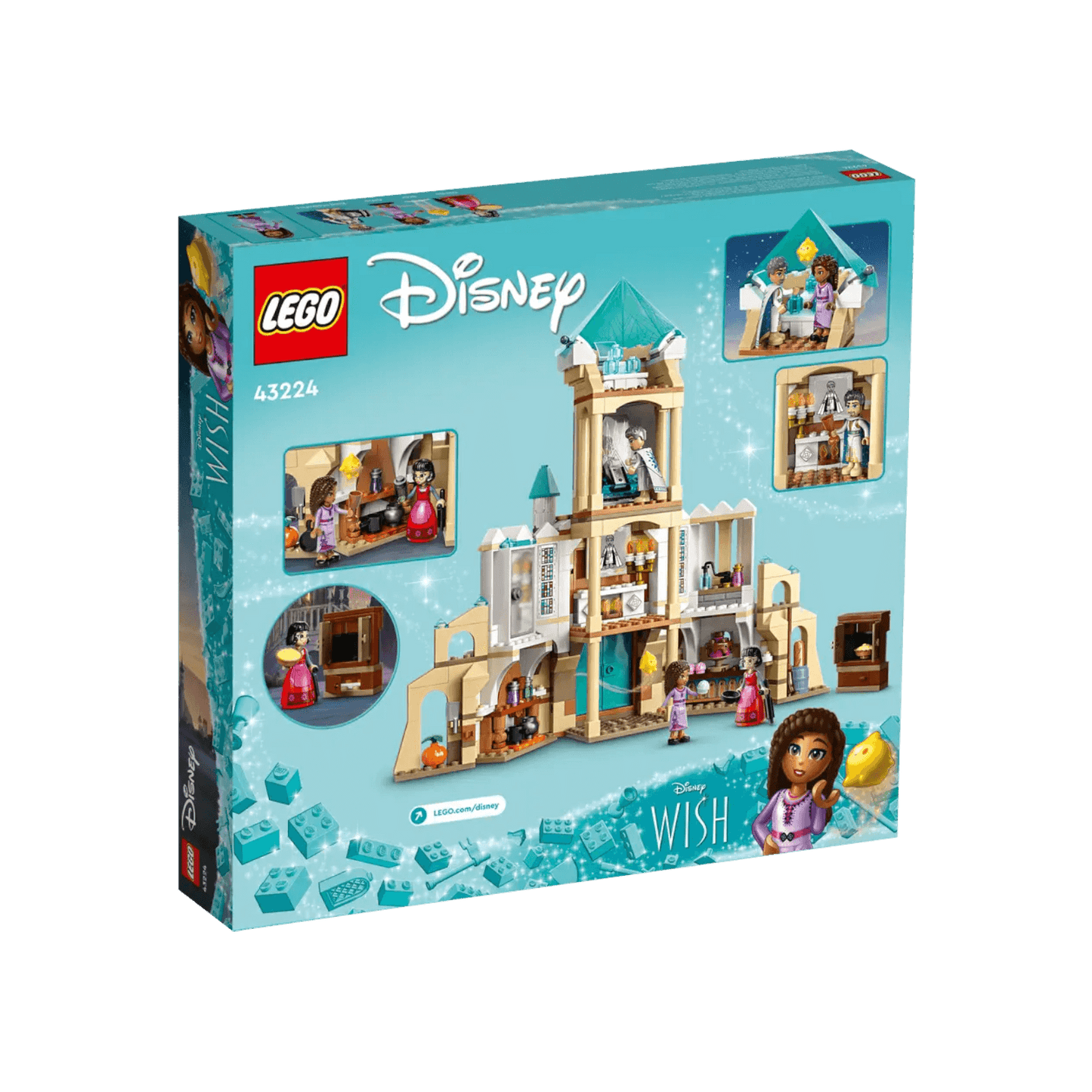 LEGO Disney Życzenie Zamek króla Magnifico 43224