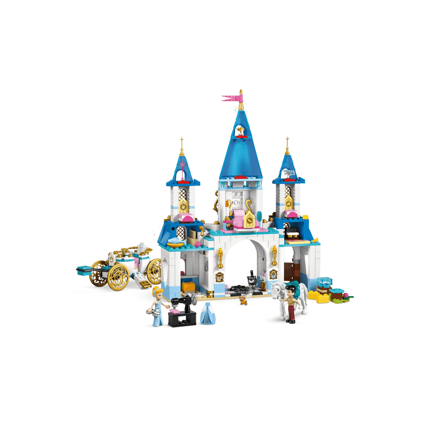 LEGO Disney Zestaw Zamek Kopciuszka i kareta 43275