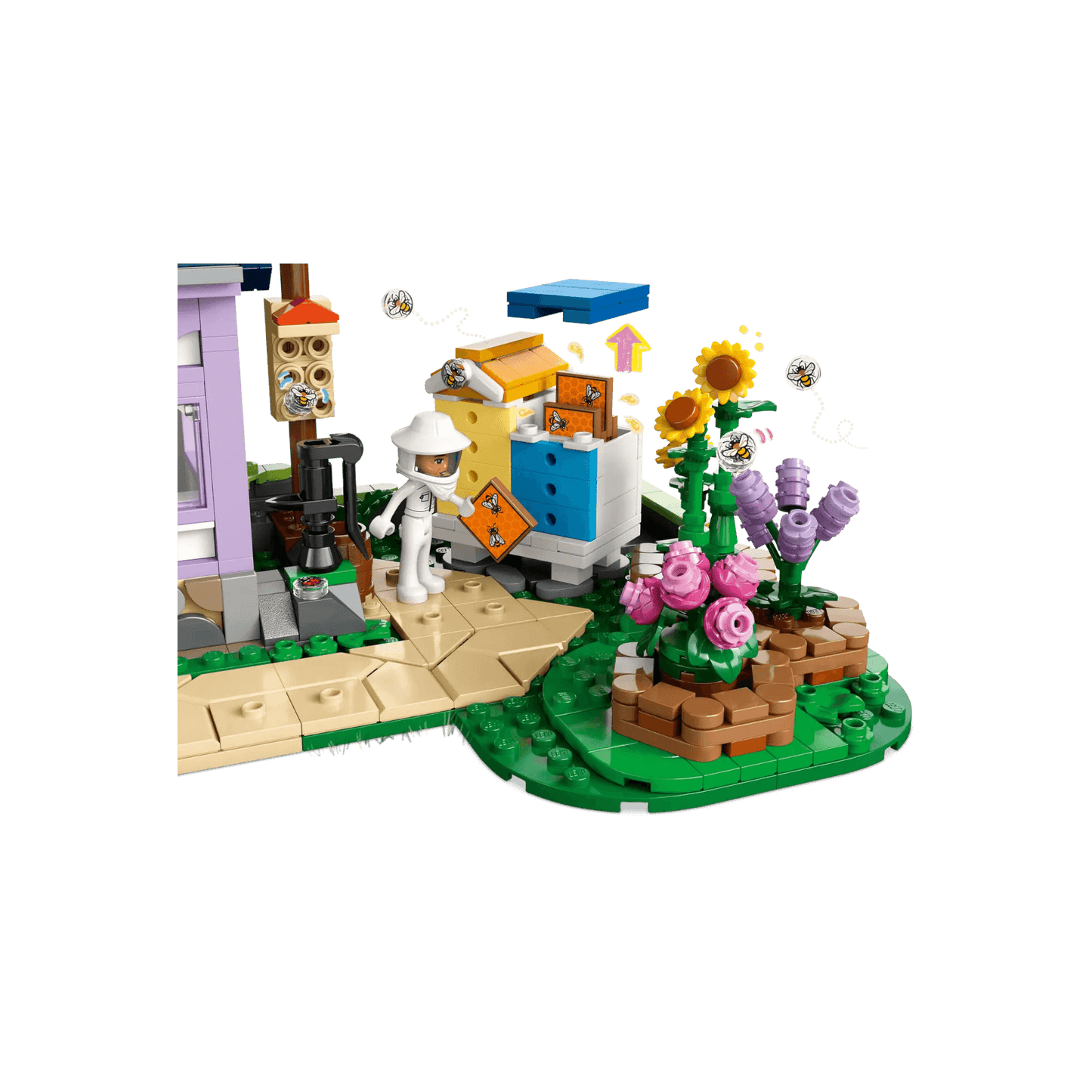 LEGO Friends Zestaw Dom pszczelarzy i kwiatowy ogród 42669