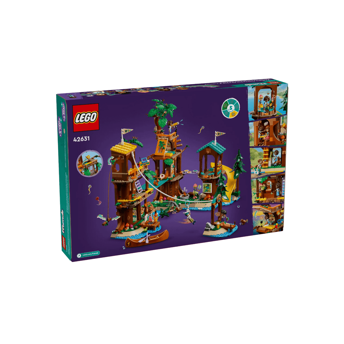 LEGO Friends Zestaw Domek na drzewie na obozie kempingowym 42631