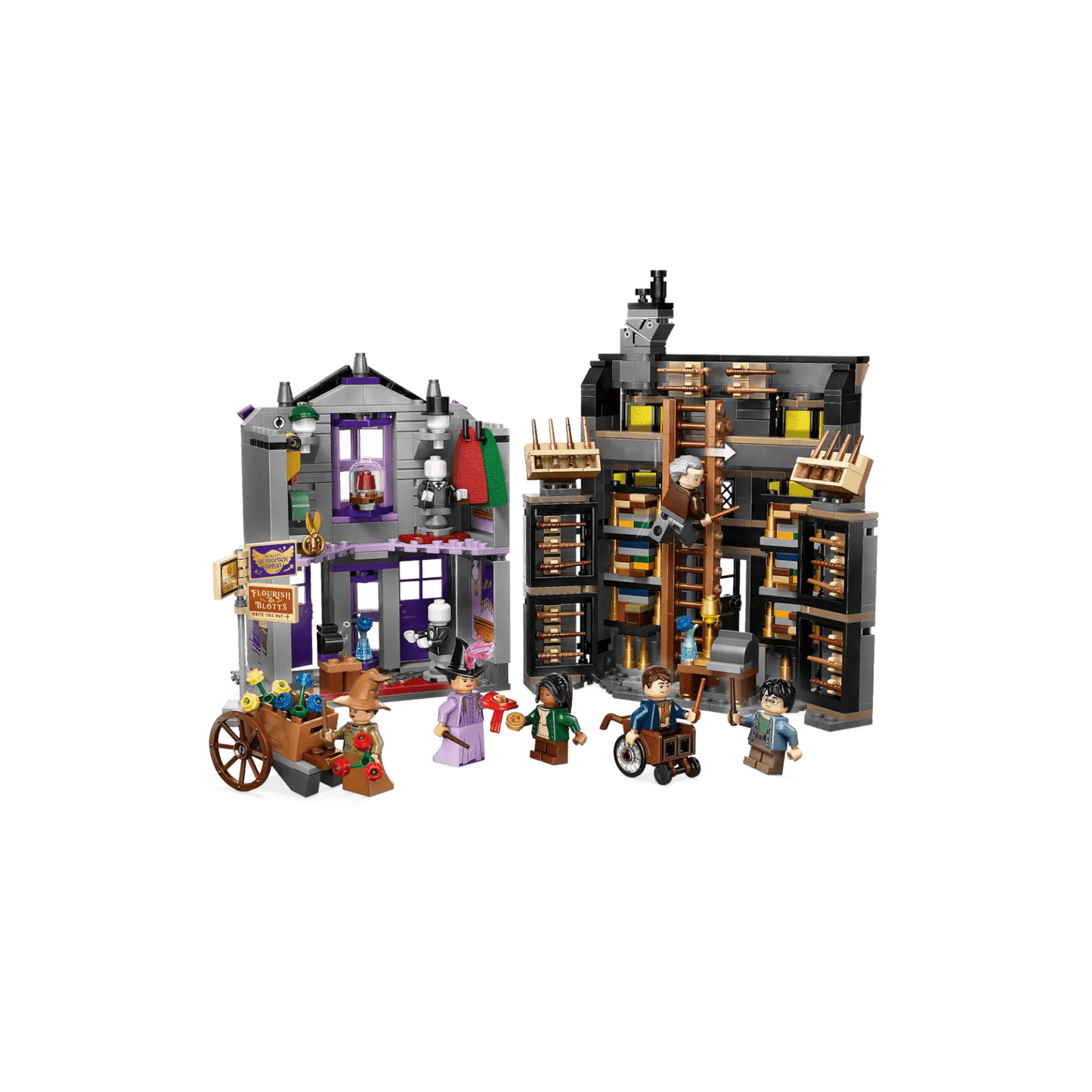 LEGO Harry Potter Magiczny zestaw Sklepy Ollivandera i Madame Malkin 76439