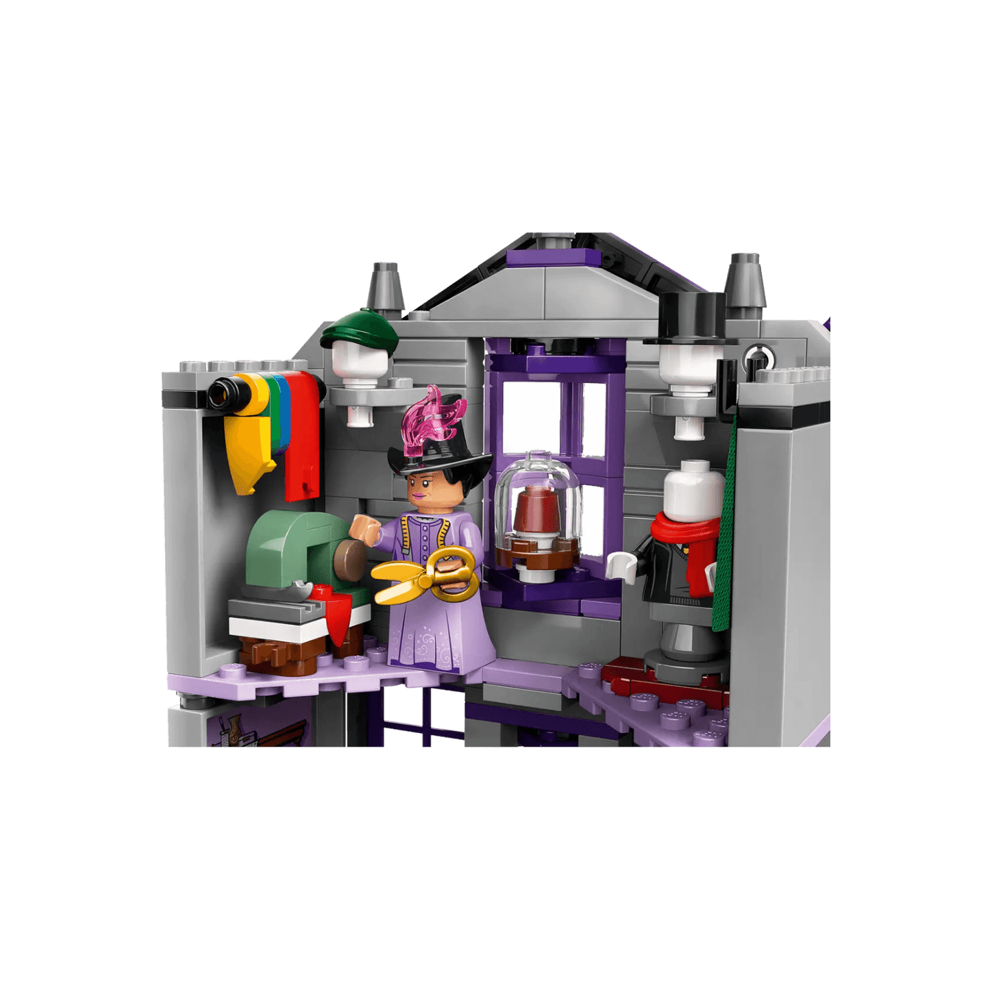 LEGO Harry Potter Magiczny zestaw Sklepy Ollivandera i Madame Malkin 76439