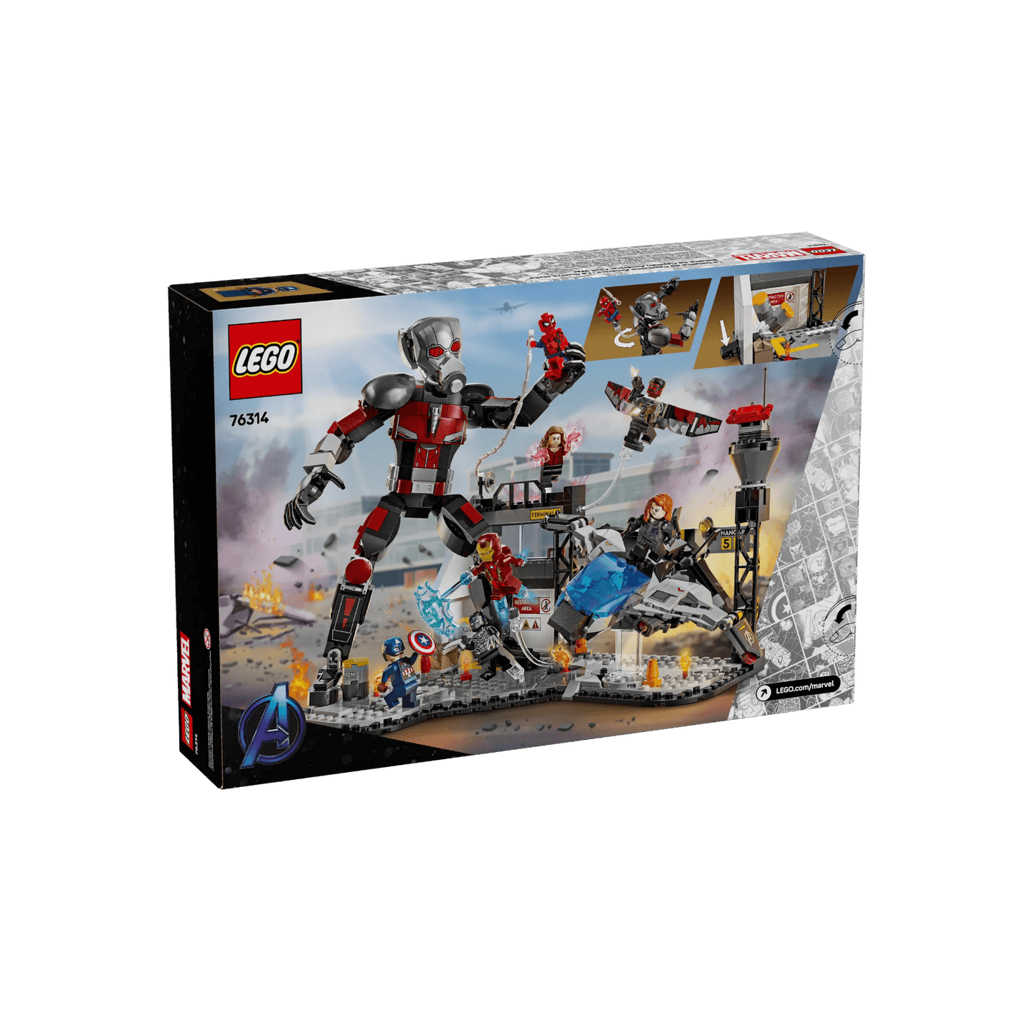 LEGO Marvel Super Heroes Kapitan Ameryka: Wojna bohaterów - bitwa 76314