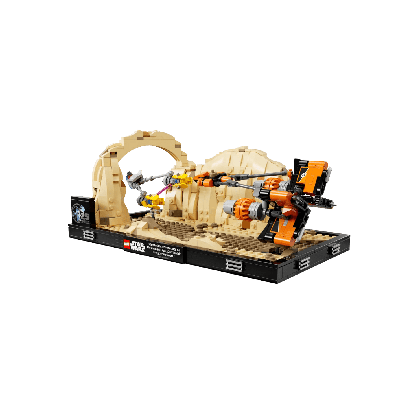 LEGO Star Wars Diorama: Wyścig ścigaczy w Mos Espa Gwiezdne wojny 75380