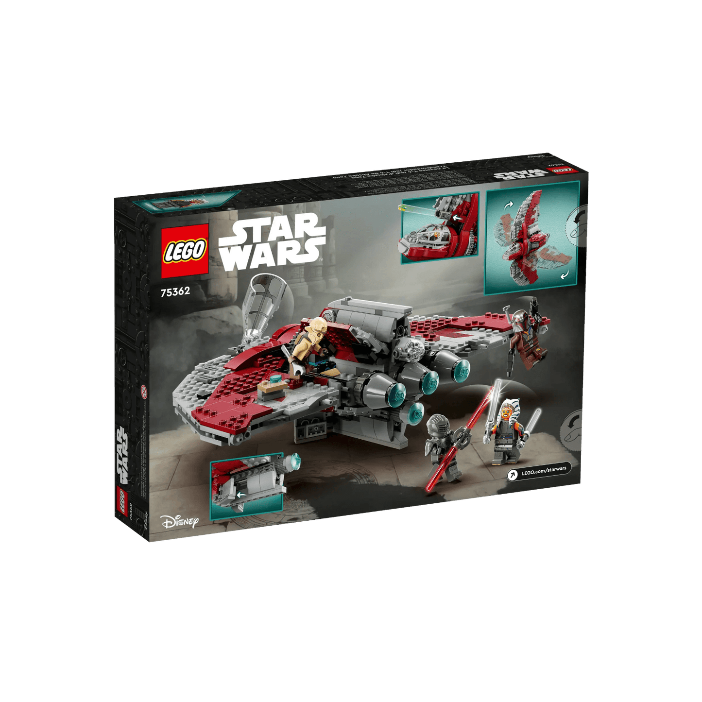 LEGO Star Wars Prom kosmiczny Jedi T-6 Ahsoki Tano Replika 75362