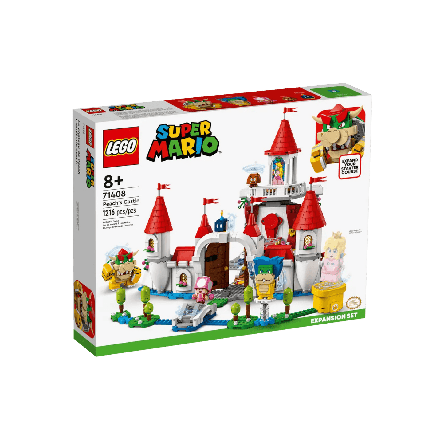 LEGO Super Mario Duży Zamek Peach Zestaw rozszerzający 71408