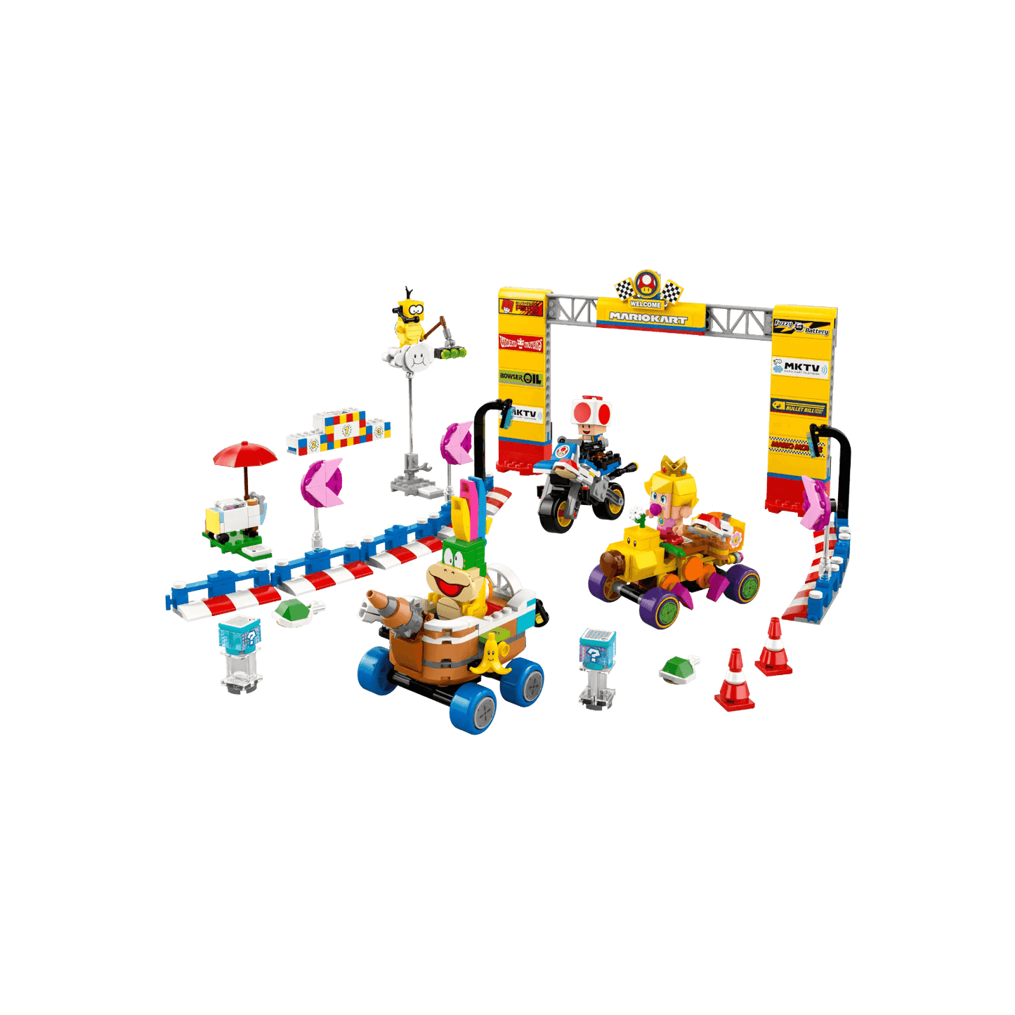 LEGO Super Mario Zestaw Mario Kart Baby Peach i Grand Prix 72036