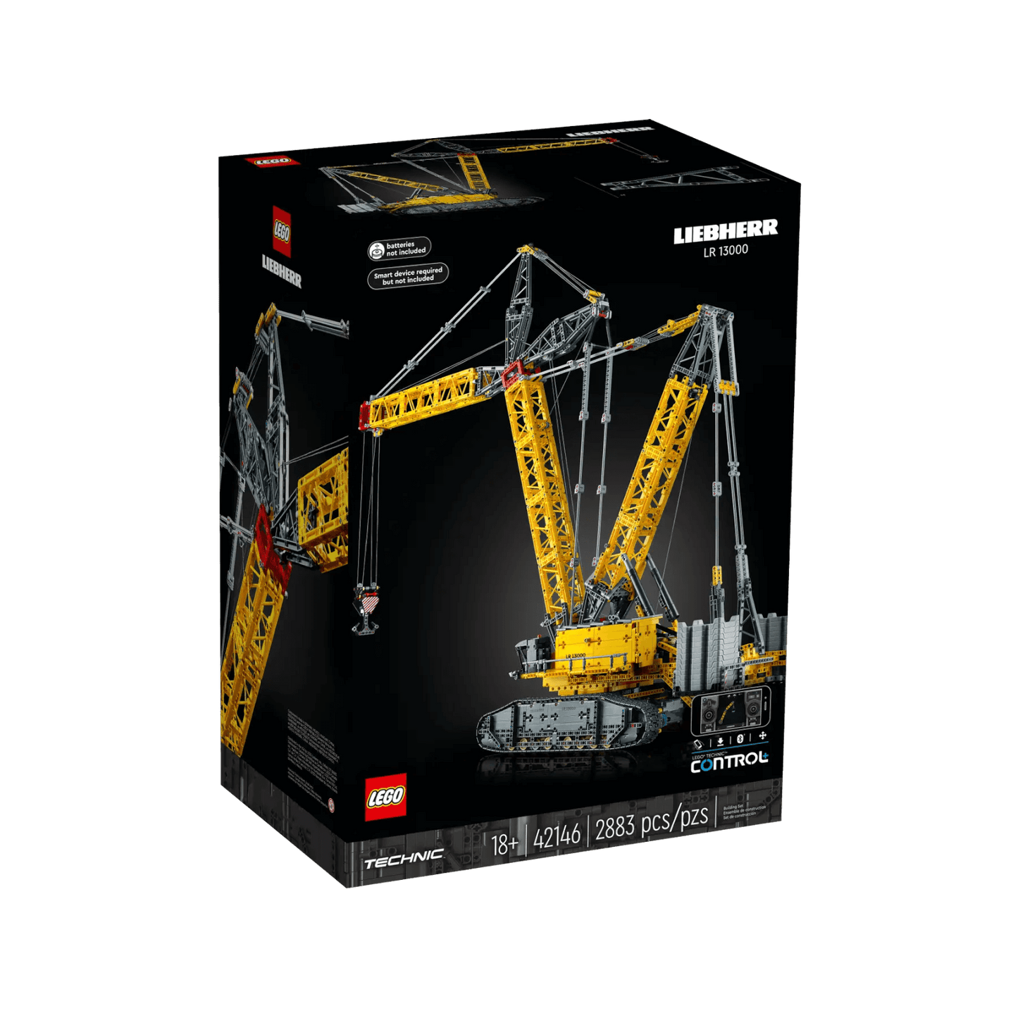 LEGO Technic Zestaw klocków Żuraw gąsienicowy Liebherr LR 13000 42146