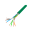 Kabel sieciowy LAN Lanberg UTP Kat.5e Drut CU Fluke Passed 305m Zielony