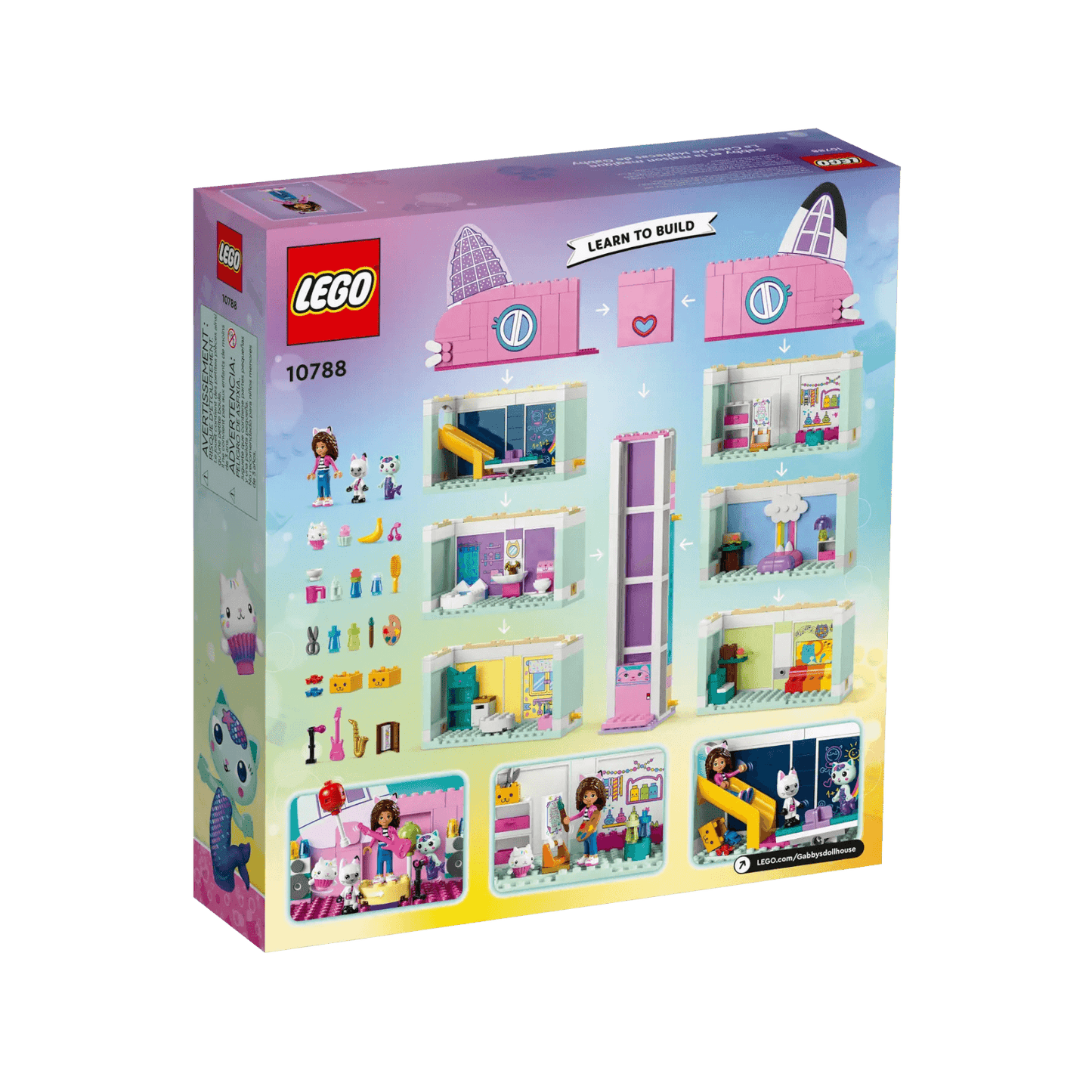 LEGO Koci Domek Gabi Zestaw Koci Domek Gabi 10788