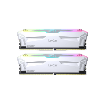 Pamięć RAM Lexar ARES RGB DDR5 32GB (2x16GB) 6400MHz CL32 XMP White