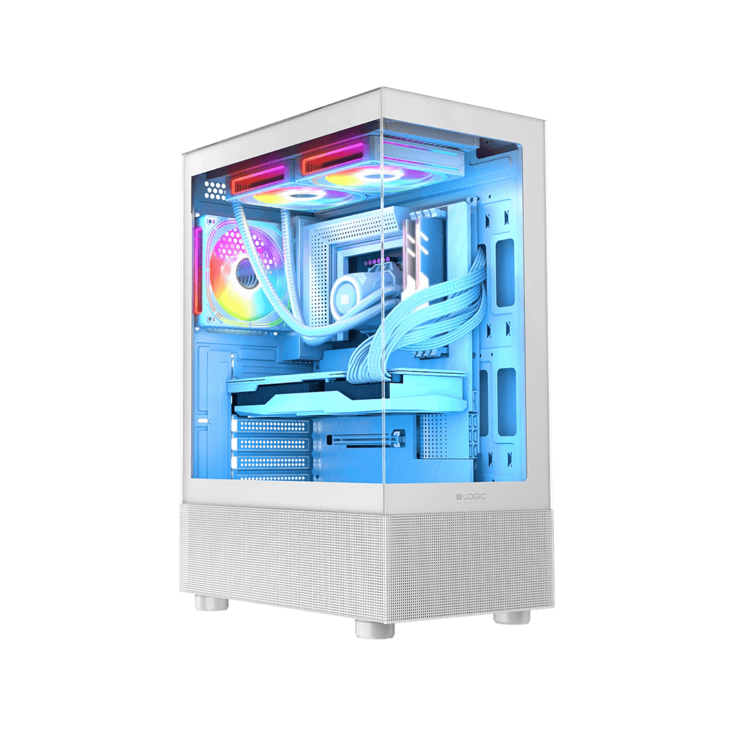 Obudowa Logic Concept Look ARGB Midi White