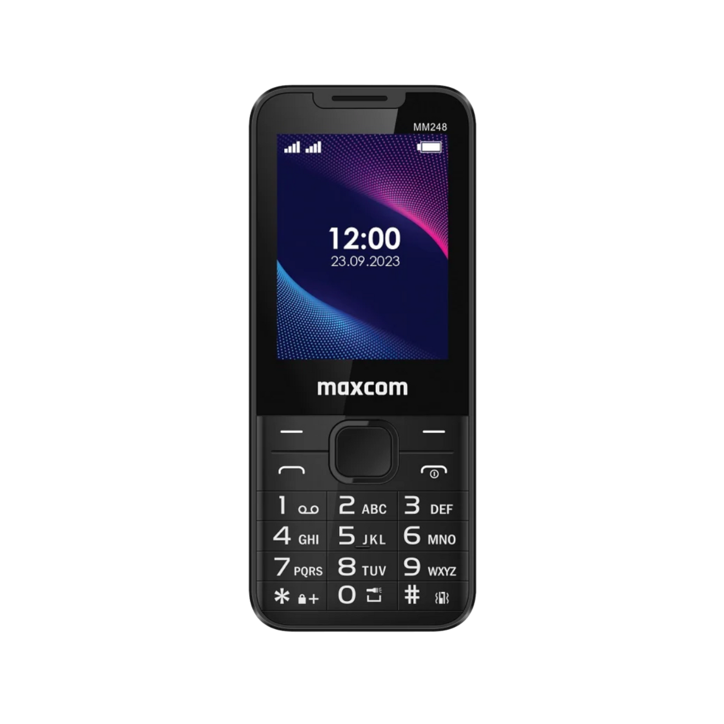 Telefon komórkowy Maxcom MM248 4G DualSIM Czarny