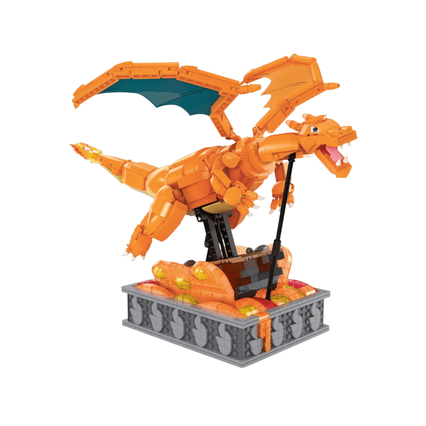 Klocki Mega Pokemon Mechaniczny Charizard Zestaw klocków konstrukcyjnych HMW05