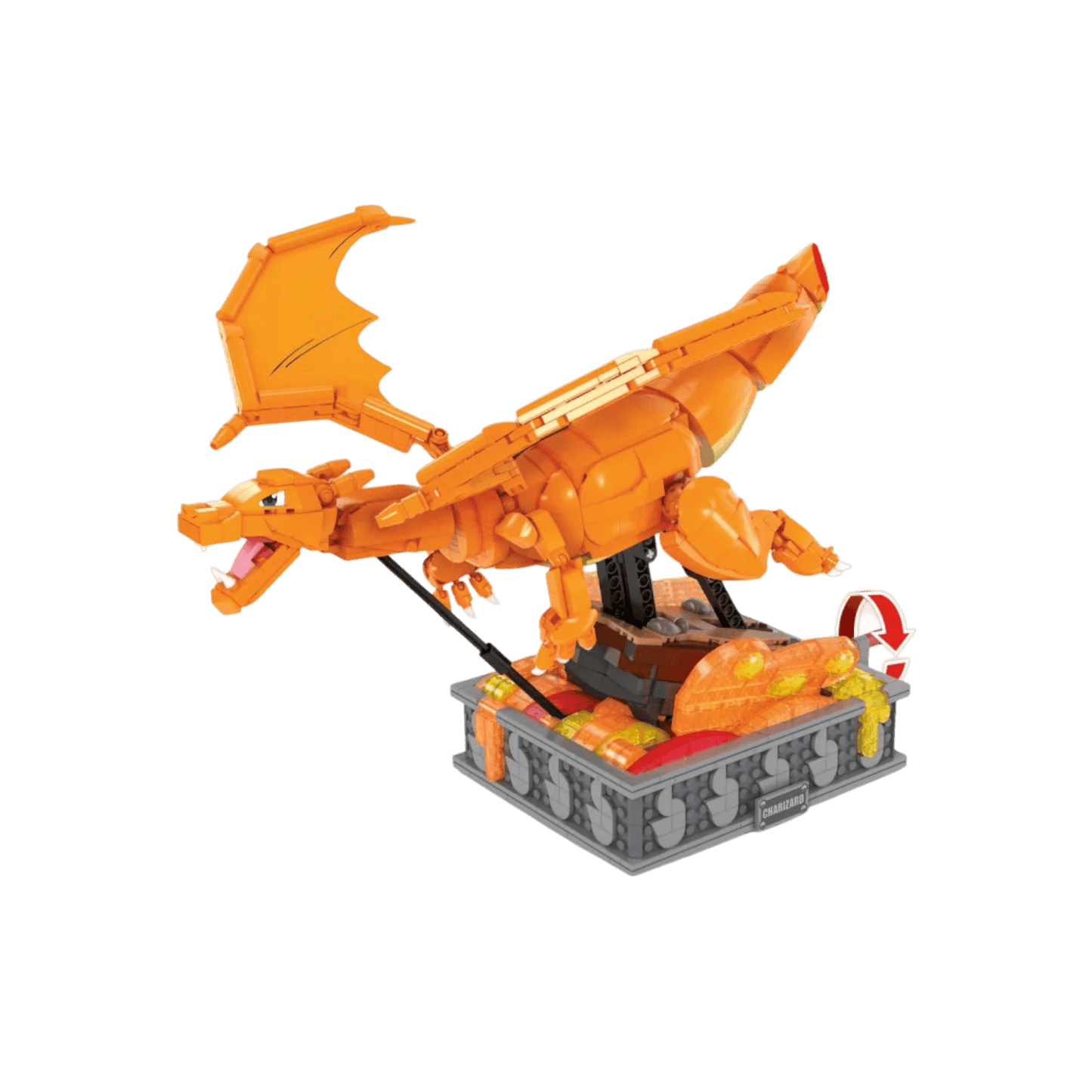 Klocki Mega Pokemon Mechaniczny Charizard Zestaw klocków konstrukcyjnych HMW05