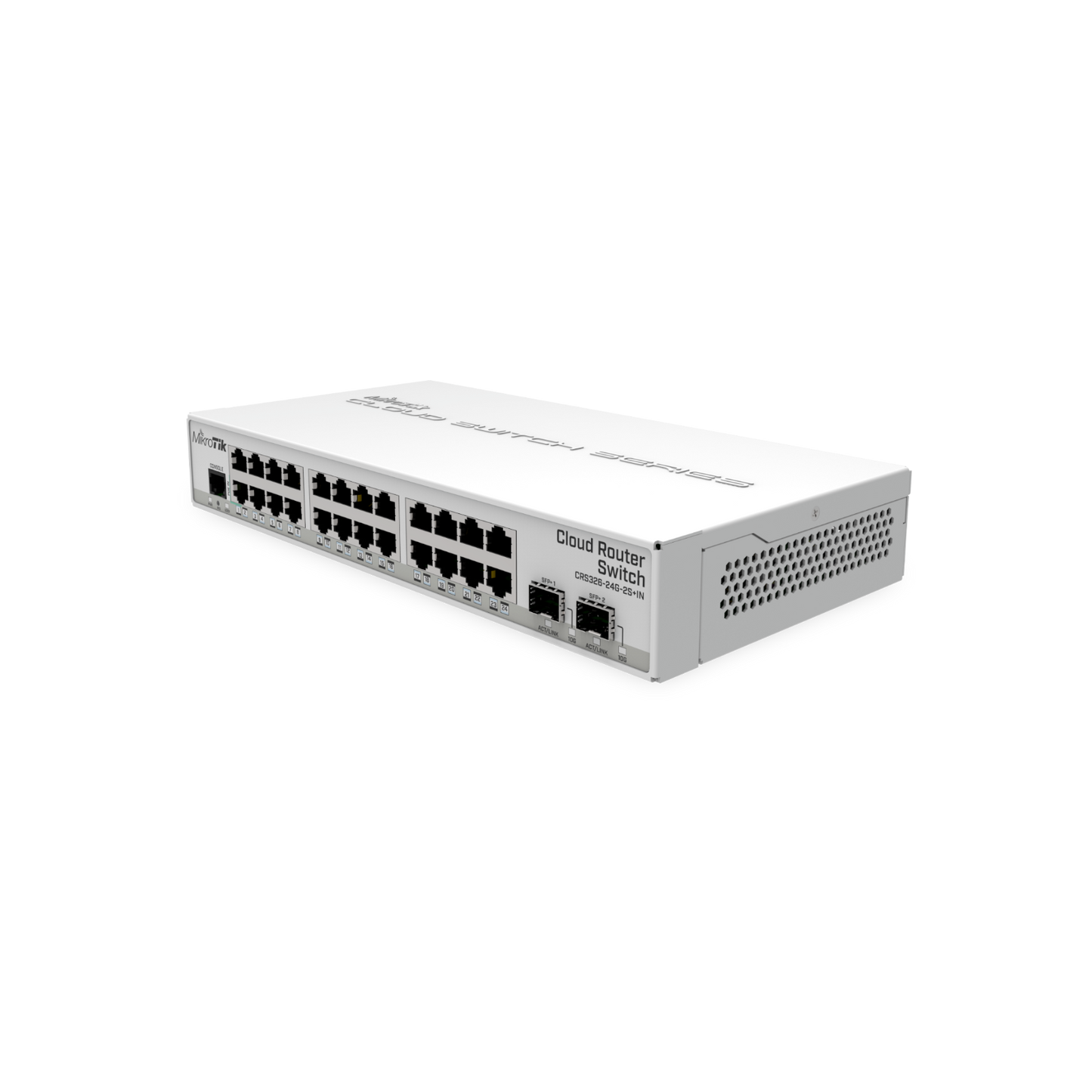 Switch zarządzalny Mikrotik CRS326-24G-2S+IN 24xGbE 2xSFP+ PoE