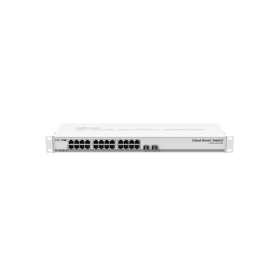 Switch zarządzalny Mikrotik CSS326-24G-2S+RM 24xGbE 2xSFP+