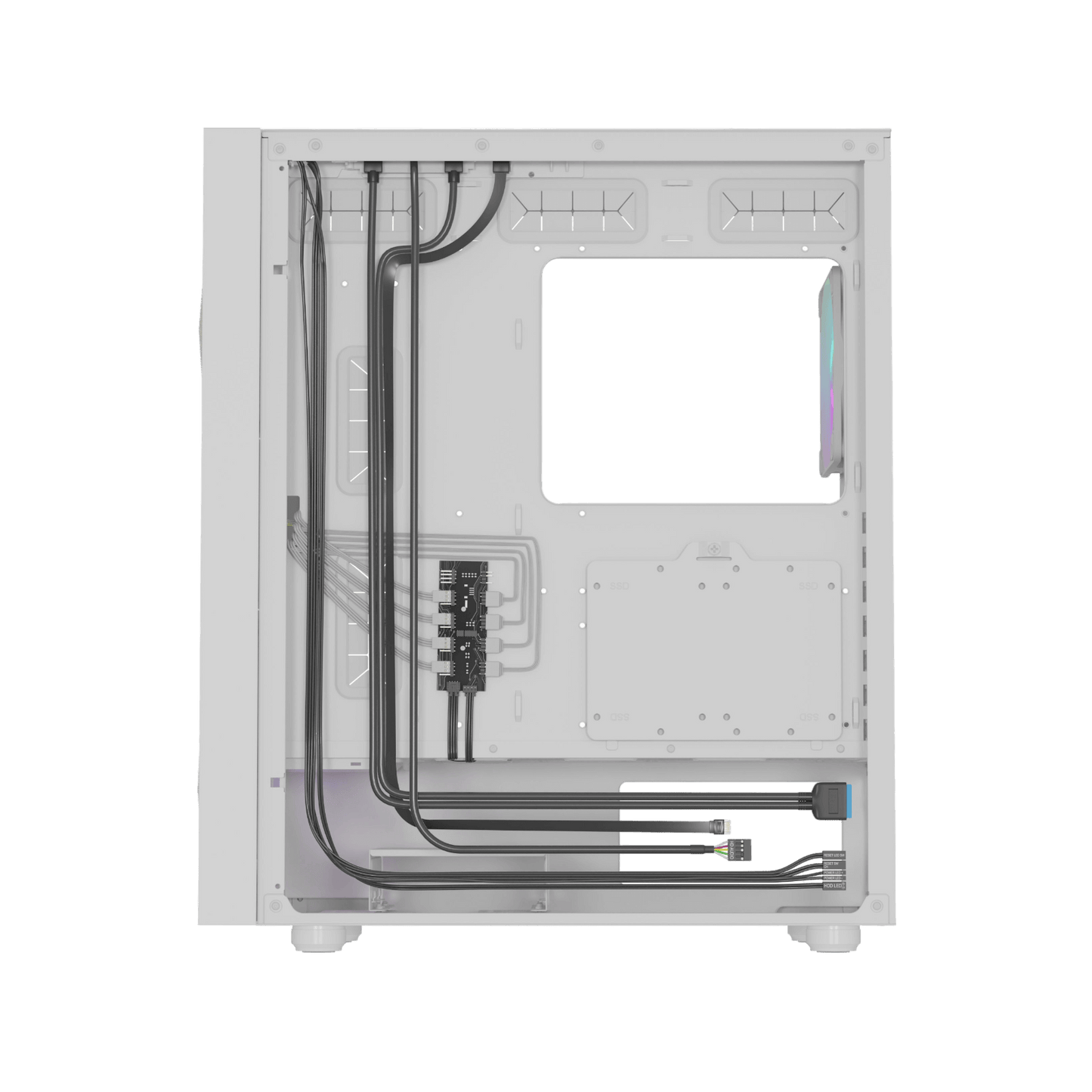 Obudowa Natec Genesis Diaxid 605 ARGB White