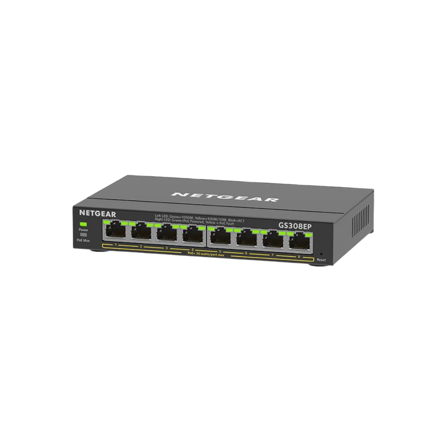 Switch zarządzalny Netgear GS308EP 8xGbE PoE+ 62W