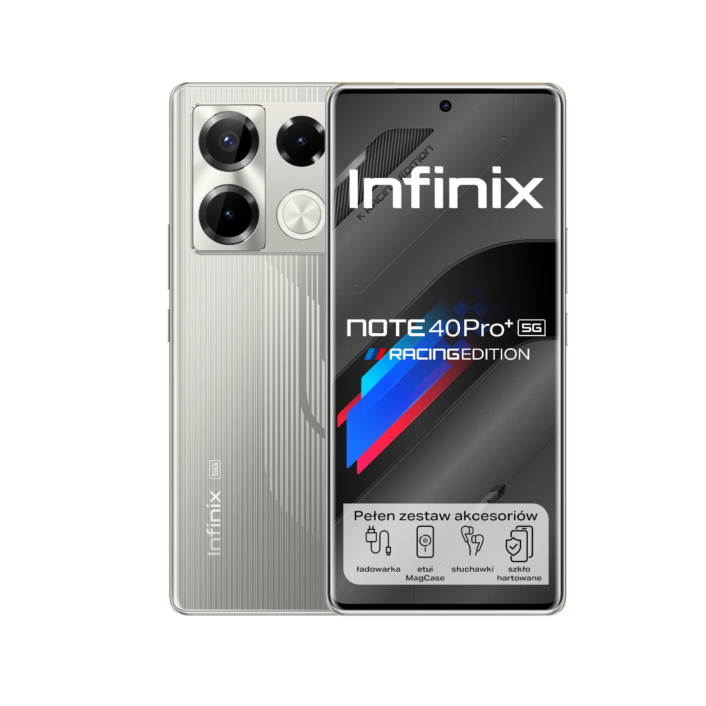 Smartfon Infinix NOTE 40 Pro+ 5G Racing Grey Edition