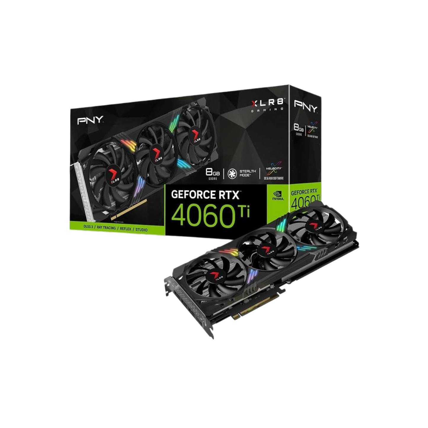 Karta graficzna PNY GeForce RTX 4060 Ti XLR8 Gaming Verto EPIC-X RGB 8GB GDDR6