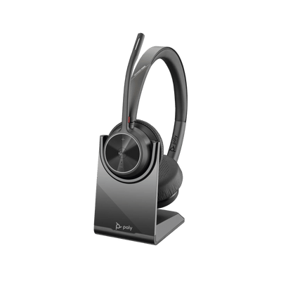 Słuchawki bezprzewodowe nauszne Poly Voyager 4320-M MS Charge Stand BT700 USB-C