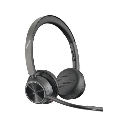 Słuchawki bezprzewodowe nauszne Poly Voyager 4320-M MS Charge Stand BT700 USB-C