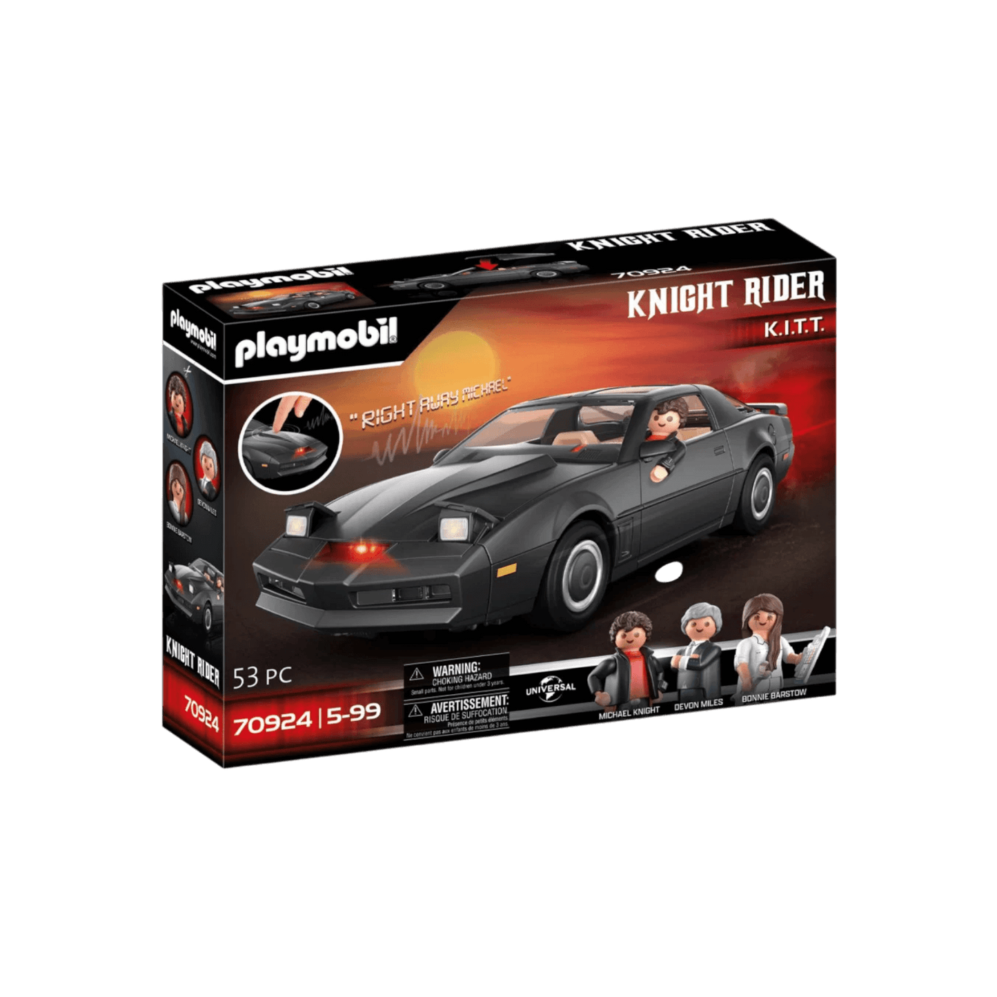 Playmobil Zestaw Knight Rider 70924 K.I.T.T.