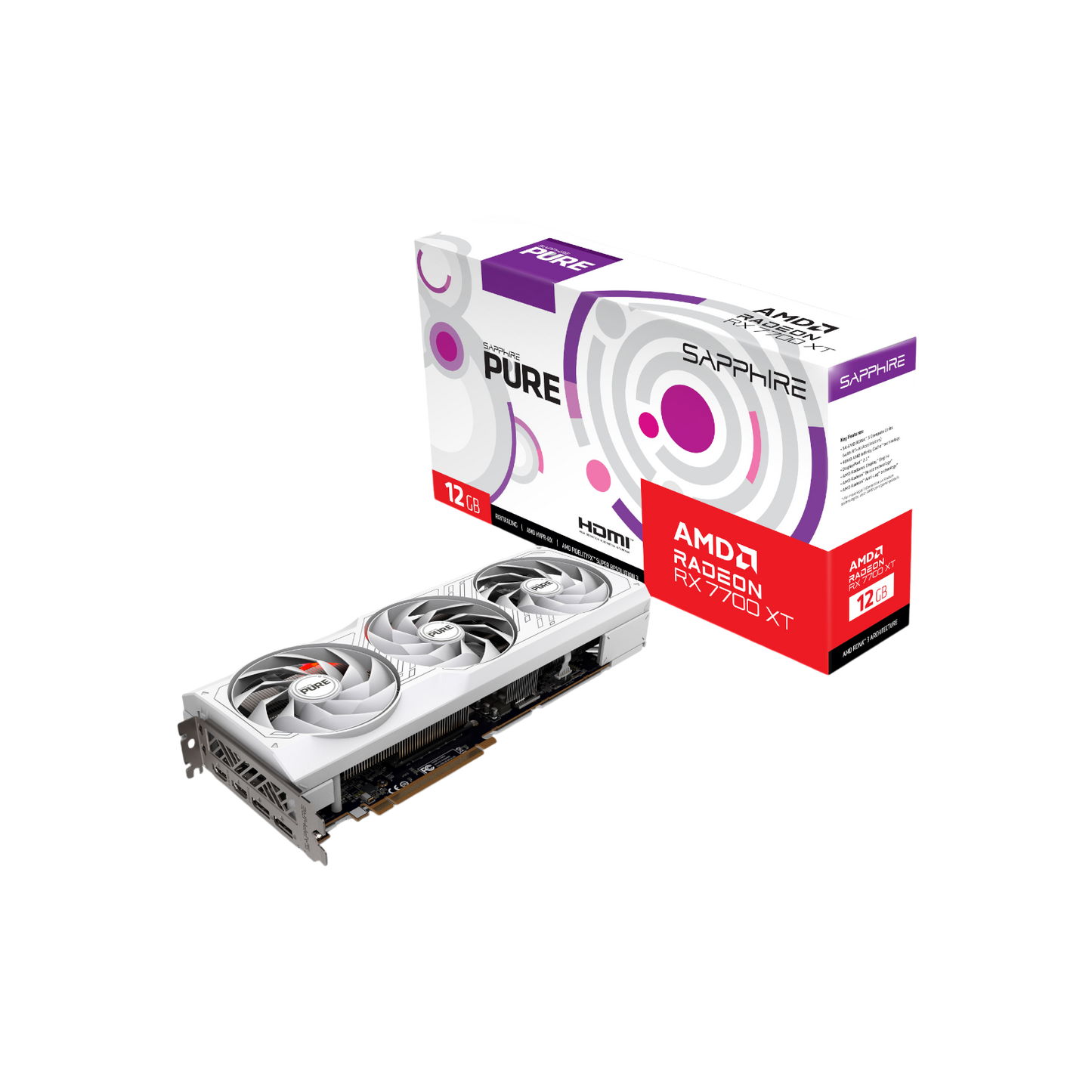 Karta graficzna Sapphire Pure Radeon RX 7700 XT 12GB GDDR6