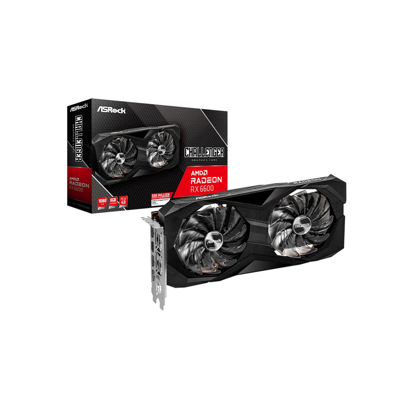 Karta graficzna Asrock Radeon RX 6600 Challenger D 8GB GDDR6