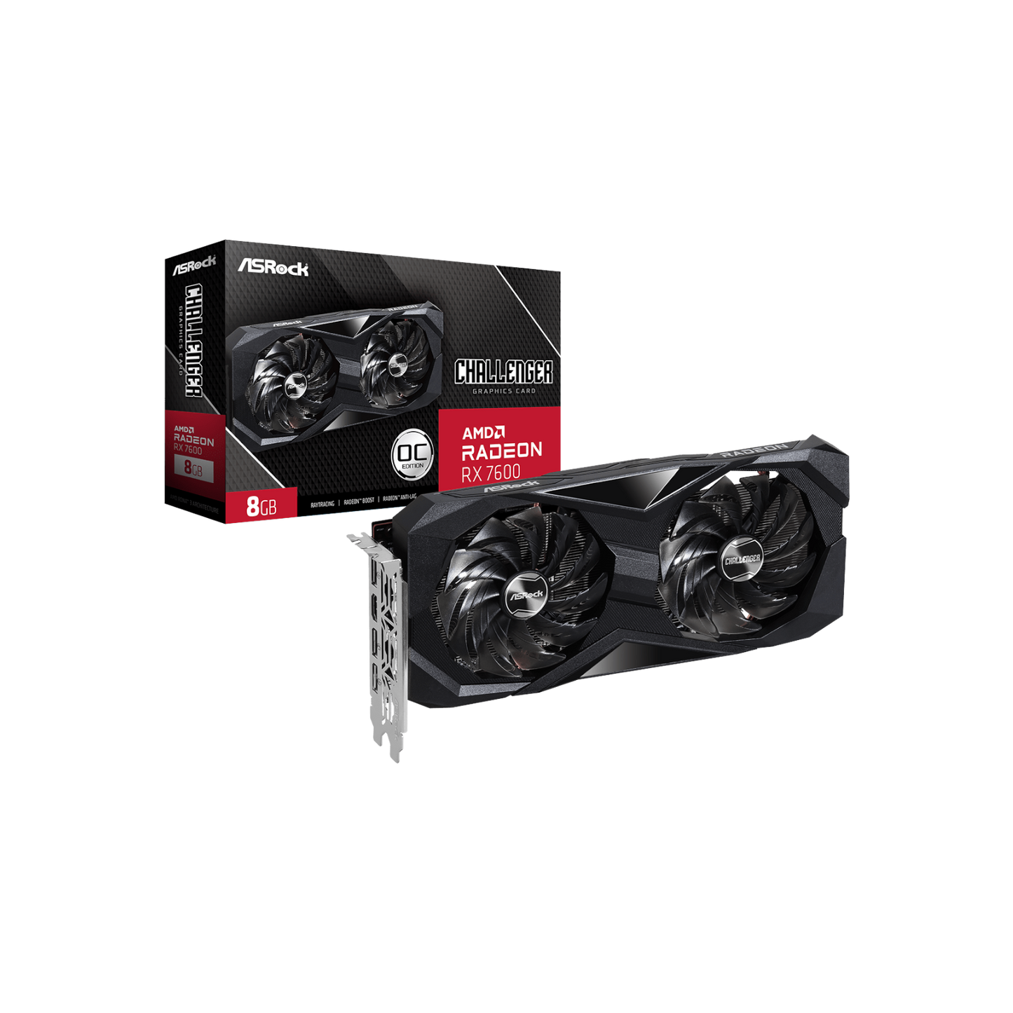 Karta graficzna Asrock Radeon RX 7600 Challenger OC 8GB GDDR6