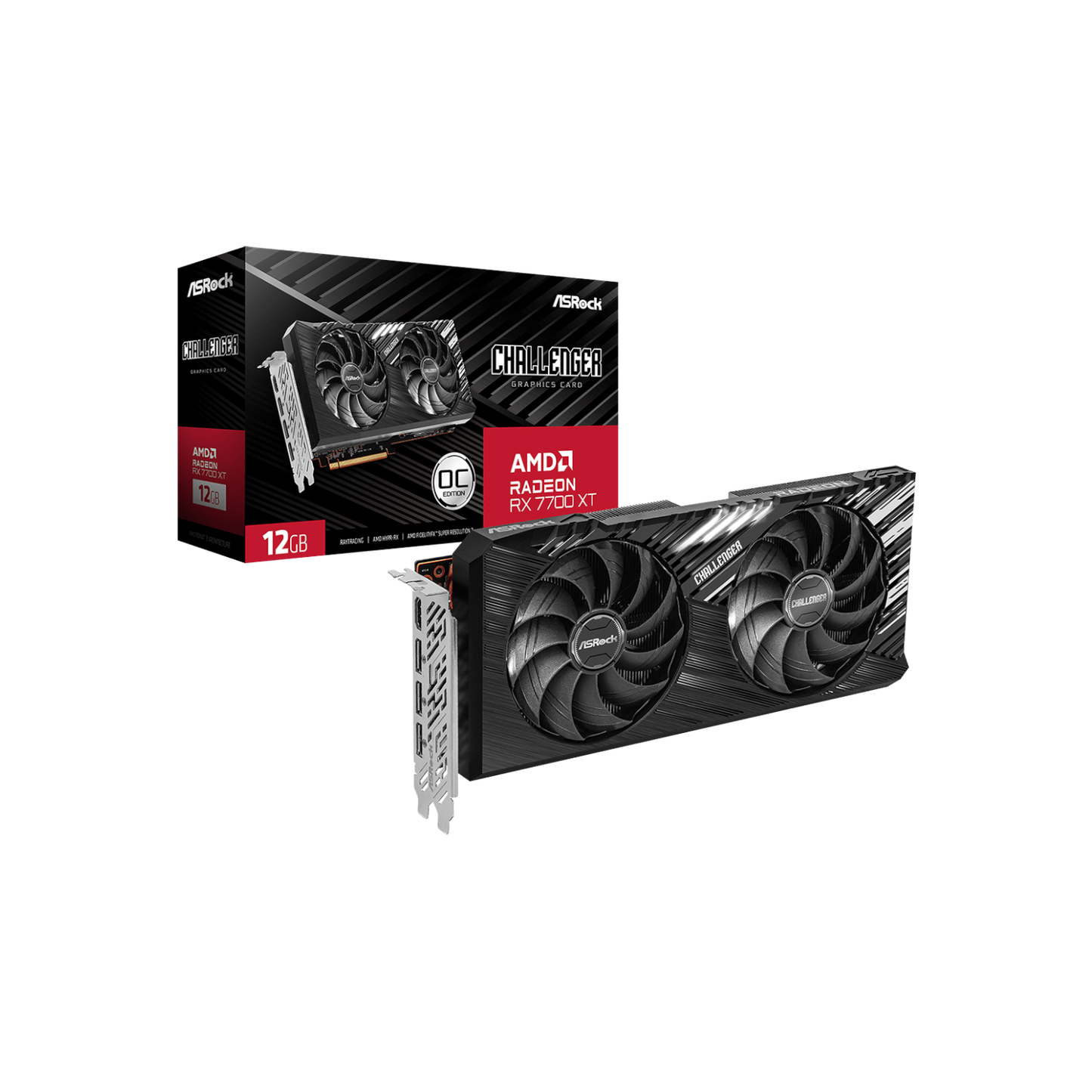 Karta graficzna Asrock Radeon RX 7700 XT Challenger OC 12GB GDDR6