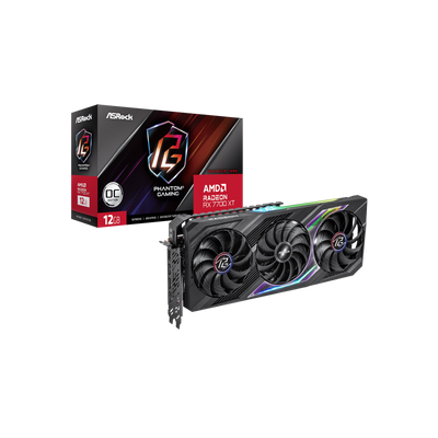 Karta graficzna Asrock Radeon RX 7700 XT Phantom Gaming OC 12GB GDDR6