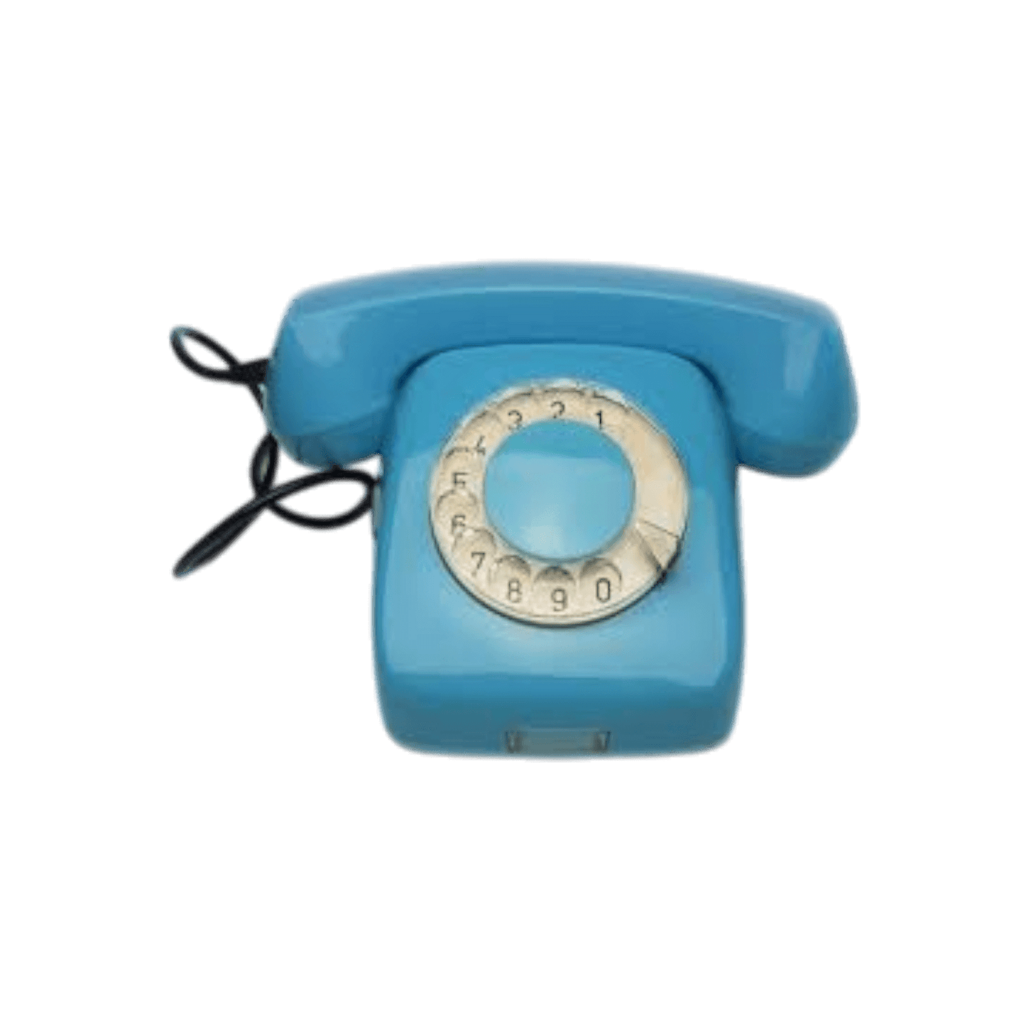Telefon stacjonarny z obrotową tarczą
