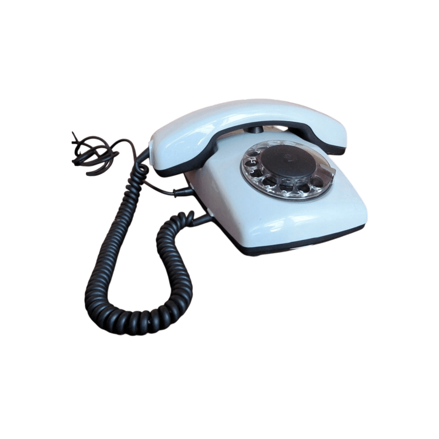 Telefon stacjonarny z obrotową tarczą