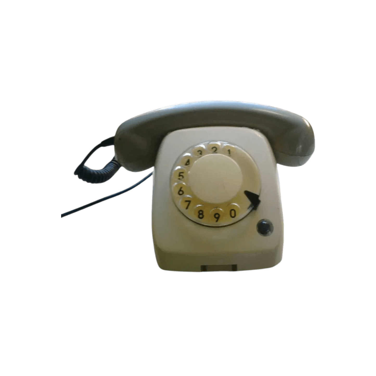 Telefon stacjonarny z obrotową tarczą