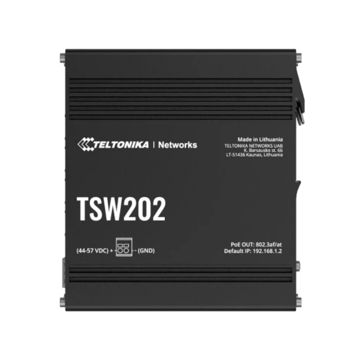 Switch zarządzalny Teltonika TSW202 8xGbE 2xSFP PoE+