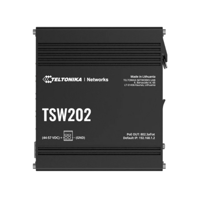 Switch zarządzalny Teltonika TSW202 8xGbE 2xSFP PoE+