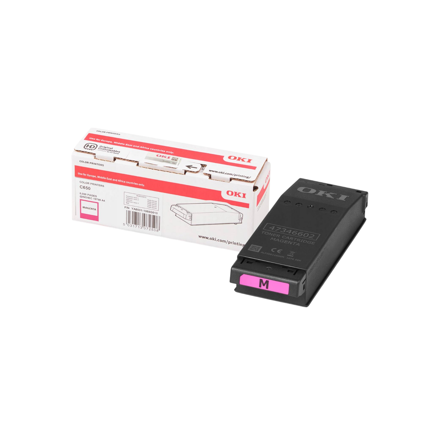 Toner do drukarki OKI C650 Purpurowy (Magenta) 6K 09006128